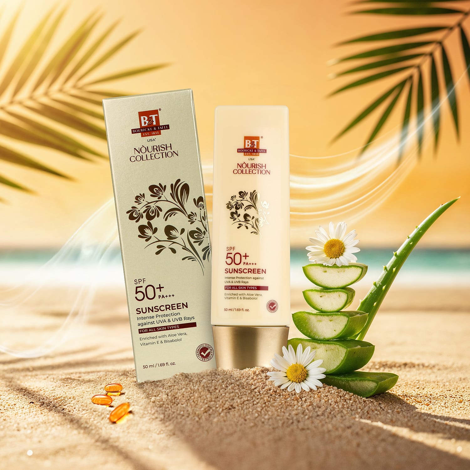 B&T NOURISH COLLECTION SPF 50 SUNSCREEN image 1