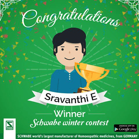 Schwabe India Winter Contest Result is Out | 2017-01-09