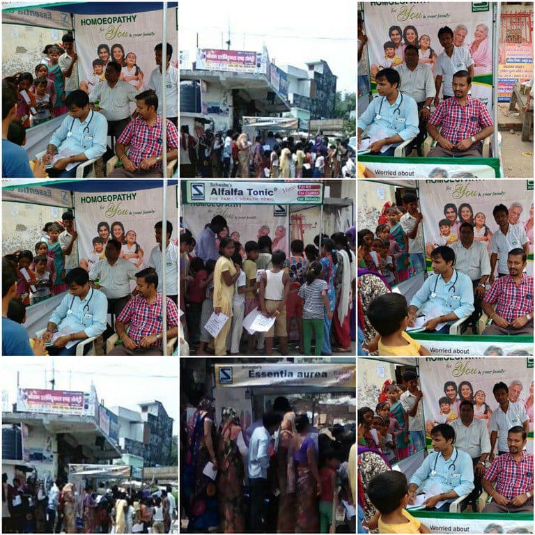 Schwabe News | July ā Sept 2016 | Medical Camp for Chikungunya and Dengue ā Schwabe India